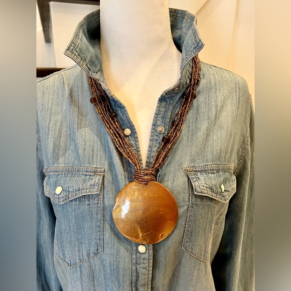 SOLD! Statement Necklace - Picture 1 of 5